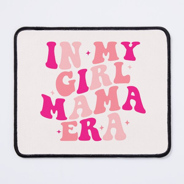 Item preview, In My Girl Mama Era Retro Groovy Pink Typography designed and sold by Siriusvibes.