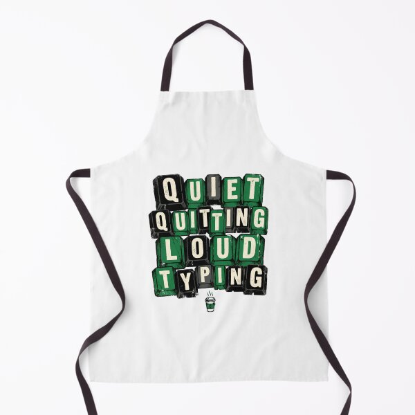 Item preview, Quiet Quitting Loud Typing Keyboard Keys Retro designed and sold by Fenay Designs.