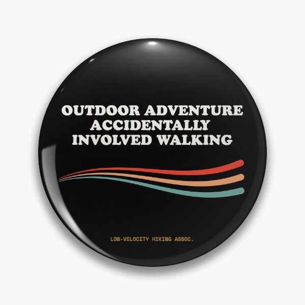 Item preview, Outdoor Adventure Accidentally Involved Walking Ironic Trail Joke Retro designed and sold by SlothcoreVibes.