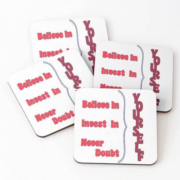 Item preview, Believe, Invest, Never Doubt, Yourself. designed and sold by MSM Designs.