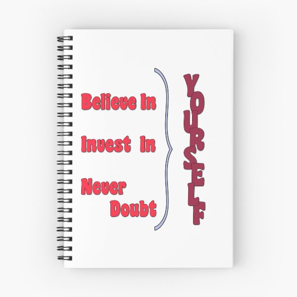 Item preview, Believe, Invest, Never Doubt, Yourself. designed and sold by MSM Designs.