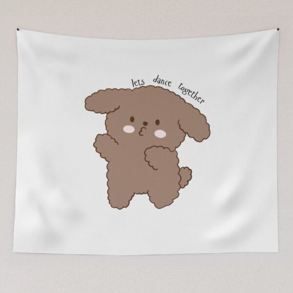Item preview, Lets Dance Together Kawaii Poodle Shirt | Cute Dancing Dog Tee | Gift for Dog Lover designed and sold by SOLIORA  ATELIER.