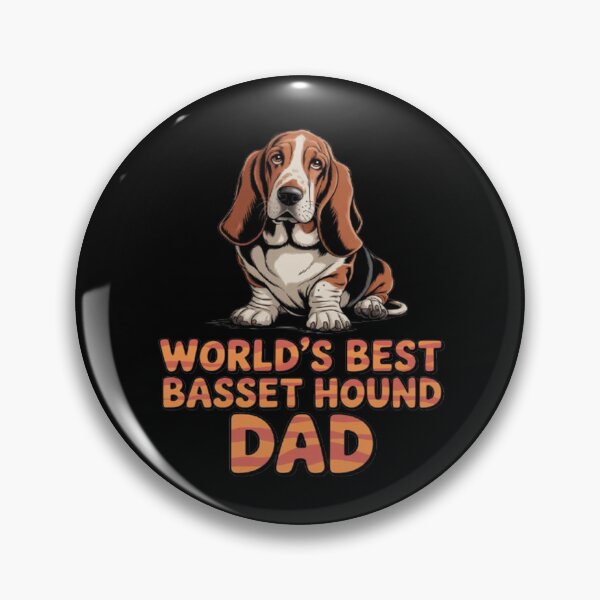 Item preview, Dog Pet Owner Art Design World's Best Basset Hound Dad designed and sold by fantasticdesign.