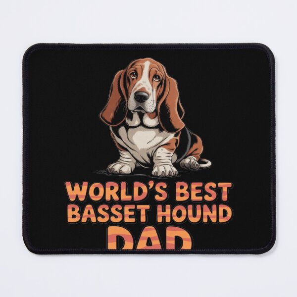 Item preview, Dog Pet Owner Art Design World's Best Basset Hound Dad designed and sold by fantasticdesign.