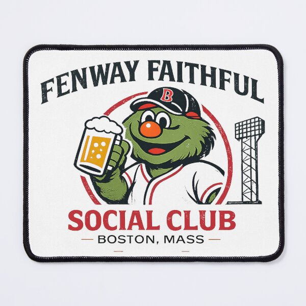 Item preview, Fenway Faithful Social Club Vintage Boston Baseball Beer Shirt designed and sold by GhostDawgs.