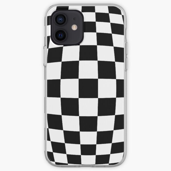 #black, #white, #chess, #checkered, #pattern, #flag, #board, #abstract, #chessboard, #checker, #square iPhone Soft Case