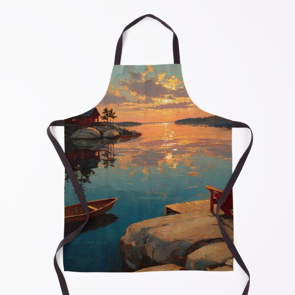 Item preview, Muskoka Lake Ontario Island Sunset View designed and sold by daila70.