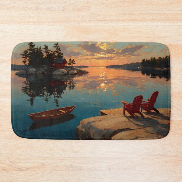 Item preview, Muskoka Lake Ontario Island Sunset View designed and sold by daila70.