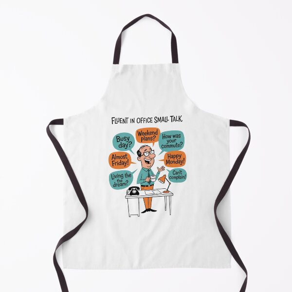 Item preview, Fluent In Office Small Talk Corporate Phrases Cartoon designed and sold by Fenay Designs.