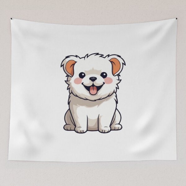 Item preview, Happy Fluffy White Dog Shirt | Kawaii Samoyed Puppy Tee | Gift for Dog Lover Women designed and sold by SOLIORA  ATELIER.