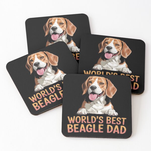 Item preview, Cute Dog Pet Owner Art Design World's Best Beagle Dad Gift designed and sold by fantasticdesign.