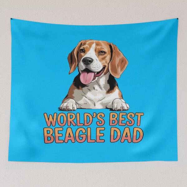 Item preview, Cute Dog Pet Owner Art Design World's Best Beagle Dad Gift designed and sold by fantasticdesign.