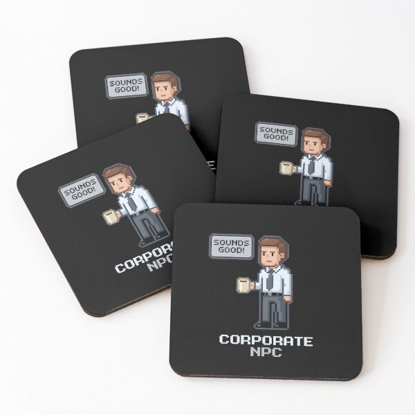 Item preview, Corporate NPC Sounds Good Pixel Art Graphic designed and sold by Fenay Designs.