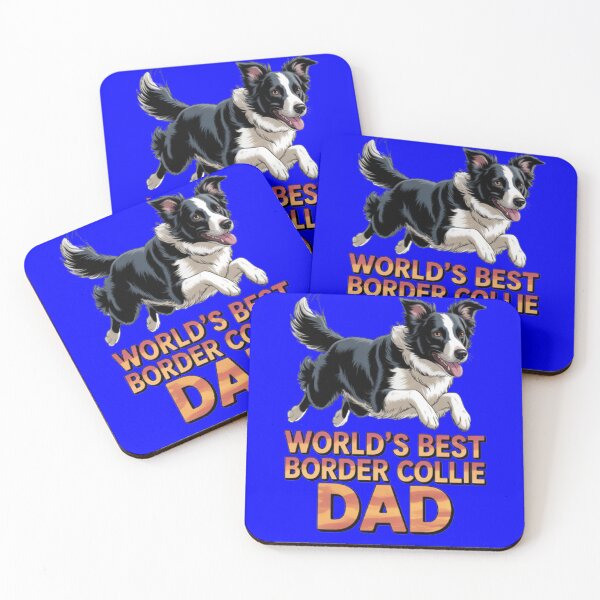 Item preview, Dog Pet Owner Art Design World's Best Border Collie Dad designed and sold by fantasticdesign.