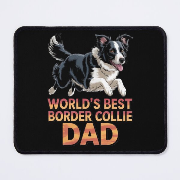 Item preview, Dog Pet Owner Art Design World's Best Border Collie Dad designed and sold by fantasticdesign.