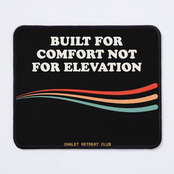Item preview, Built For Comfort Not For Elevation Funny Coziness Advocate Retro designed and sold by SlothcoreVibes.