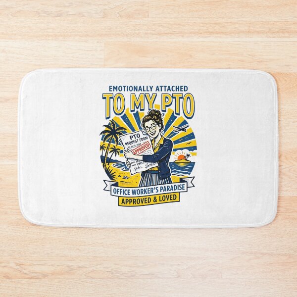Item preview, Emotionally Attached To My PTO Office Workers Paradise Pop Art designed and sold by Fenay Designs.