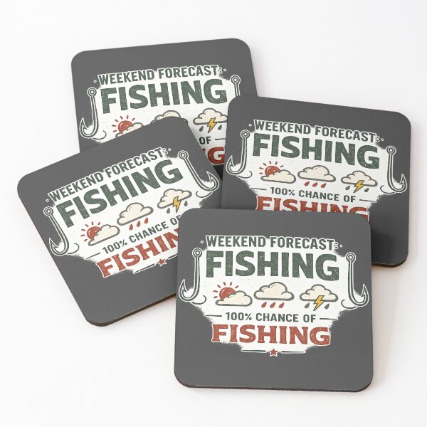 Item preview, Weekend Forecast Fishing Design designed and sold by  MAD's Recreation Studio.