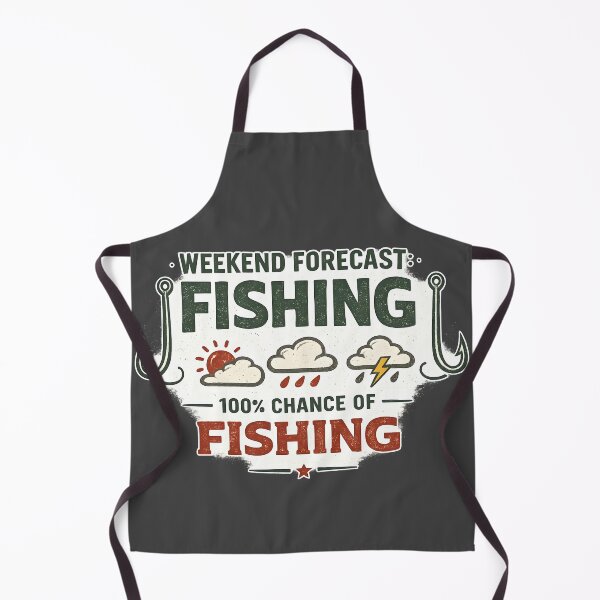 Item preview, Weekend Forecast Fishing Design designed and sold by MAD's Recreation Studio.