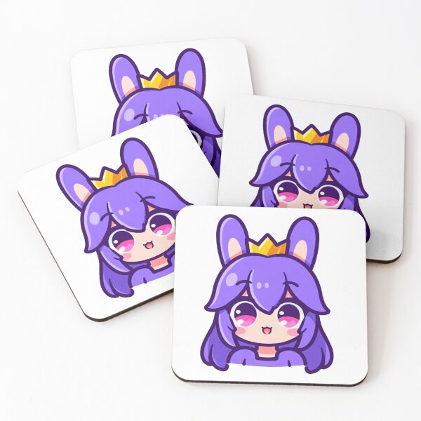 Item preview, Wemmbu Cute Purple Bunny Princess Chibi Art designed and sold by ExploreAura Studio.