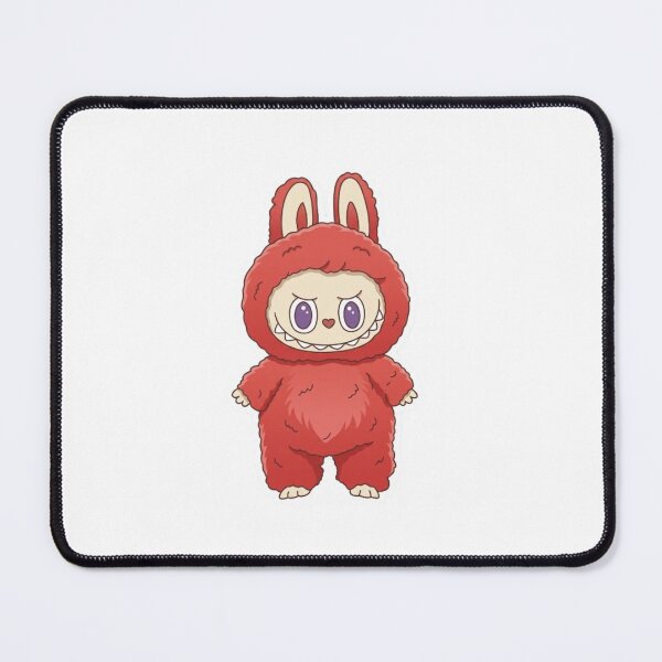 Item preview, Labubu Red Furry Monster Character designed and sold by rissershop.