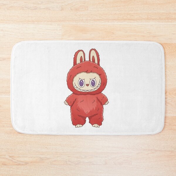 Item preview, Labubu Red Furry Monster Character designed and sold by rissershop.