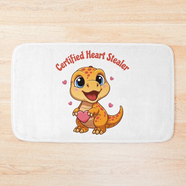 Item preview, Cute Kawaii T-Rex Dinosaur Certified Heart Stealer designed and sold by Lily's World.