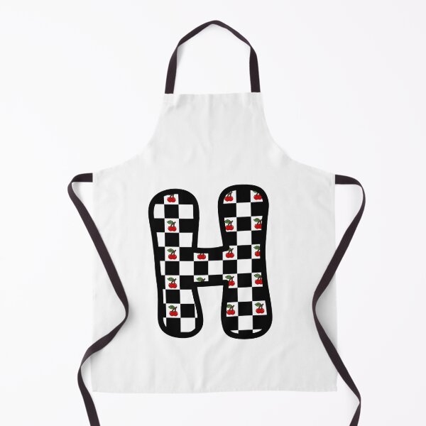 Item preview, Checkered Pattern “H” with Cherries designed and sold by SoaringMoon.