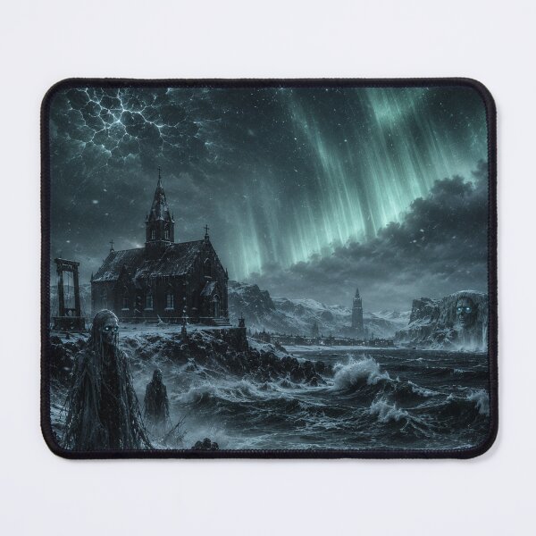 Item preview, The Frozen Choir Beneath the Aurora | Reykjavík Gothic Horror designed and sold by kabucino.