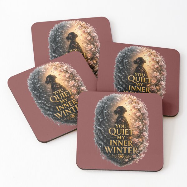 Item preview, You Quiet My Inner Winter, Emotional Romantic Aesthetic Quote Design designed and sold by JagrDesigns.