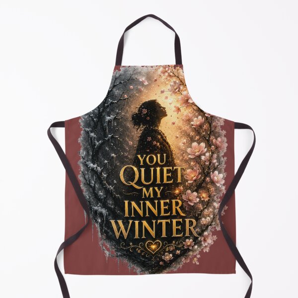 Item preview, You Quiet My Inner Winter, Emotional Romantic Aesthetic Quote Design designed and sold by JagrDesigns.