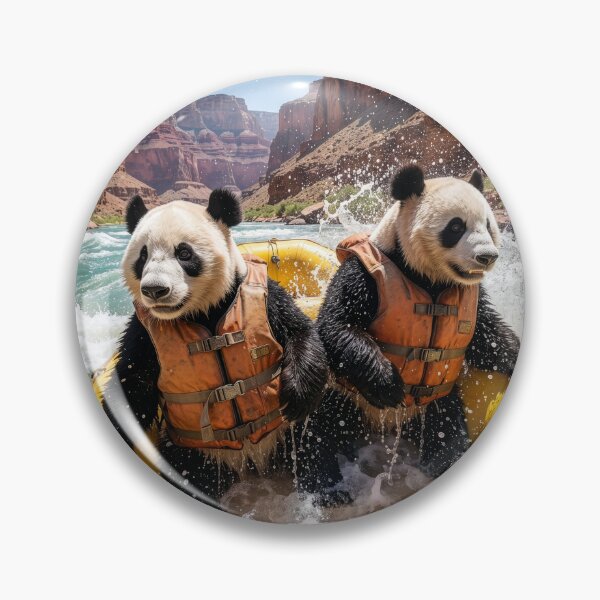 Item preview, Pandas Get Wet Rafting the Colorado River designed and sold by Tridentulus.