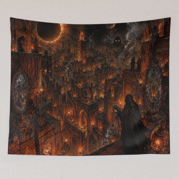 Item preview, The Labyrinth of Burning Djinn | Marrakesh Gothic Horror designed and sold by kabucino.