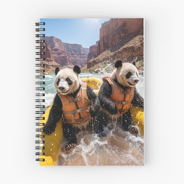 Item preview, Pandas Get Wet Rafting the Colorado River designed and sold by Tridentulus.