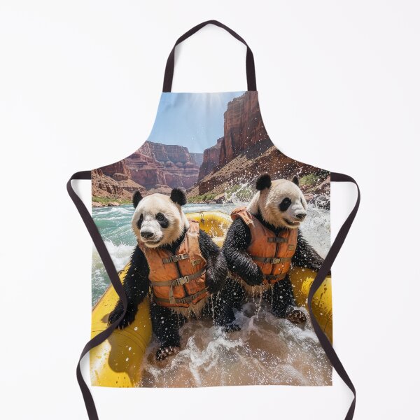Item preview, Pandas Get Wet Rafting the Colorado River designed and sold by Tridentulus.