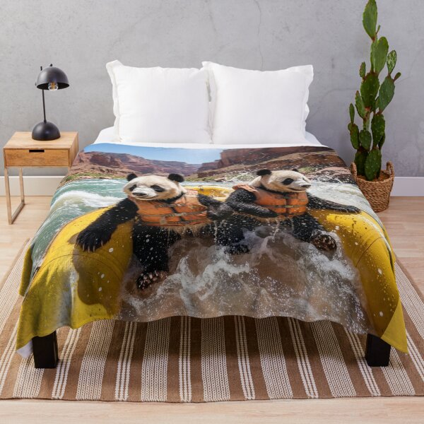 Item preview, Pandas Get Wet Rafting the Colorado River designed and sold by Tridentulus.