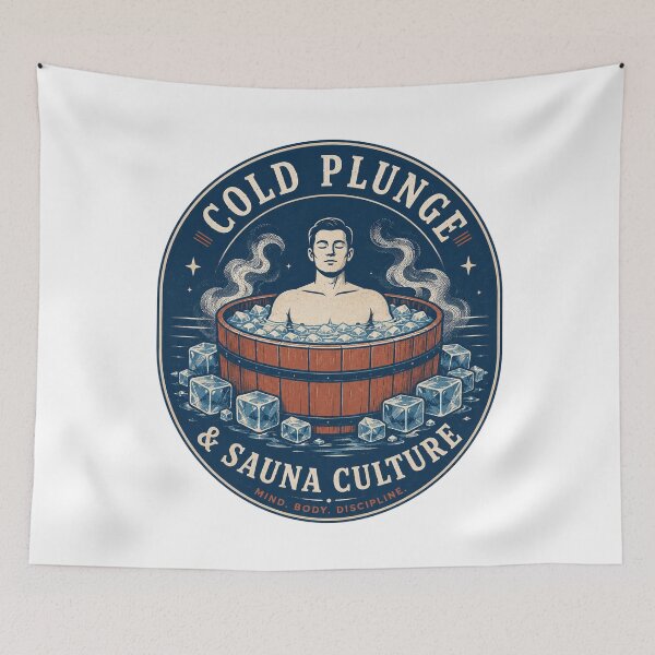 Item preview, Vintage Cold Plunge Club Ice Bath Meditation Aesthetic designed and sold by hakobyans.