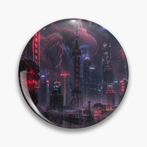 Item preview, The Neon Dragon Cataclysm | Shanghai Cyber Gothic Horror designed and sold by kabucino.