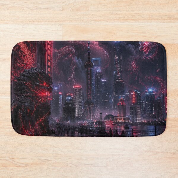 Item preview, The Neon Dragon Cataclysm | Shanghai Cyber Gothic Horror designed and sold by kabucino.