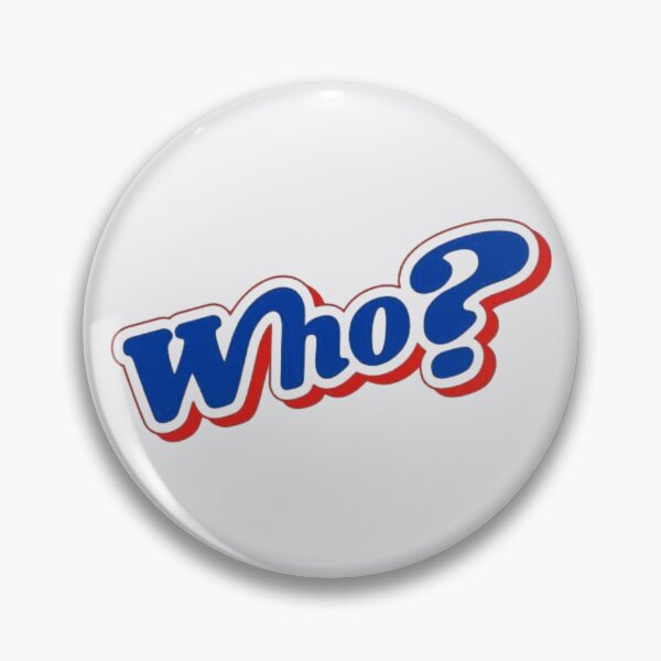 Item preview, Who Question Mark Wavy Vintage Typography designed and sold by Siriusvibes.
