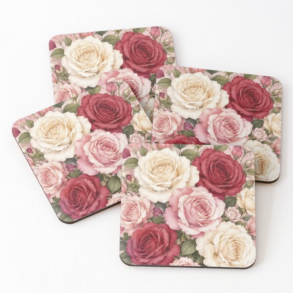 Item preview, Roses Botanical Floral  designed and sold by Lizetteh.