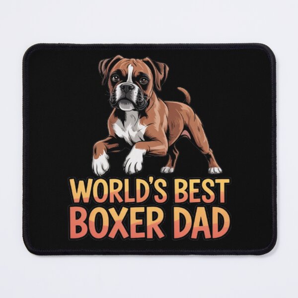 Item preview, Cute Dog Pet Owner Art Design World's Best Boxer Dad Gift designed and sold by fantasticdesign.