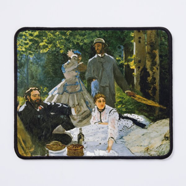 Item preview, Claude Monet Picnic Scene Impressionist Forest Wall Art designed and sold by TheSoulOfArt.