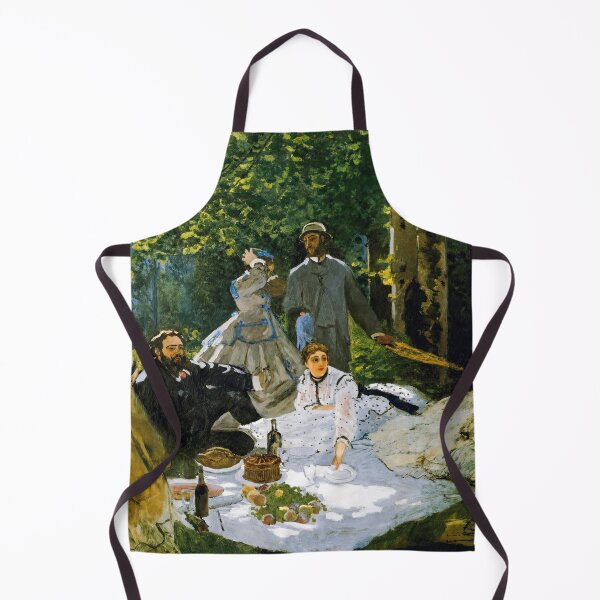 Item preview, Claude Monet Picnic Scene Impressionist Forest Wall Art designed and sold by TheSoulOfArt.