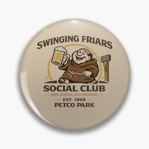 Item preview, Swinging Friars Social Club Vintage San Diego Baseball Shirt designed and sold by GhostDawgs.