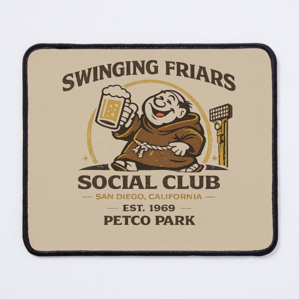 Item preview, Swinging Friars Social Club Vintage San Diego Baseball Shirt designed and sold by GhostDawgs.