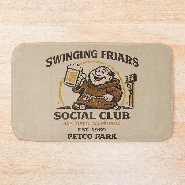 Artikelvorschau, Vintage-Baseballshirt des Swinging Friars Social Club aus San Diego entworfen und verkauft von GhostDawgs.