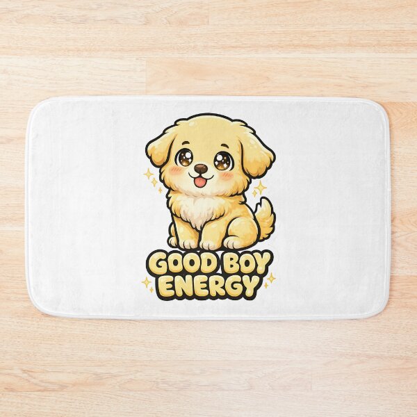 Item preview, Good Boy Energy Cute Kawaii Golden Retriever Puppy Anime Dog Graphic designed and sold by HobsS.