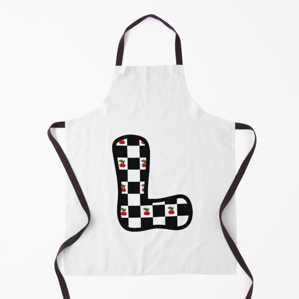 Item preview, Checkered Pattern “L” with Cherries designed and sold by SoaringMoon.