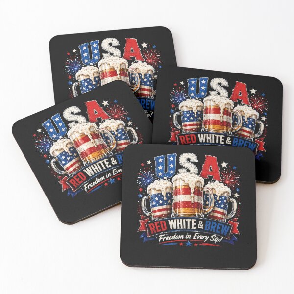 Item preview, Beer American Flag 4th of July Men Women Merica Drinking USA designed and sold by jolihanot.